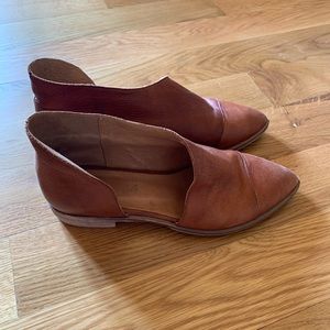 Free People Royale Flat, Whiskey, size 9